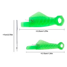 30 Piece Set Needle Threaders Needle Easy Threader 2024 New Fish Type Needle Threader Mouth Sewing Machine Needle Threader Sewing Accessories for Sewing DIY Craft Supplies Accessories