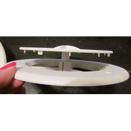 D&W 2 Pack SALE Adjustable Round Ceiling Air Conditioner AC Vent White RV Motorhome