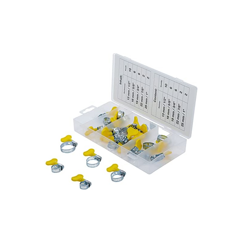 BGS 80859 | Handle Hose Clamps Assortment | 26 pcs.
