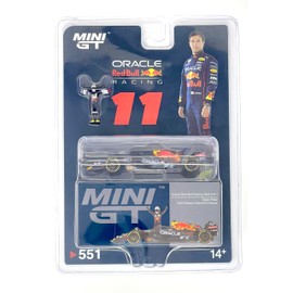 True Scale Miniatures Model Car Compatible with Oracle Red Bull Racing RB18#11 Sergio Pérez 2022 Monaco Grix Winner Limited Edition 1/64 Diecast Model Car MGT00551