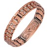 Feraco Pure Copper Bracelets for Men,Fly High with Canadian Eagle