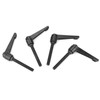 Garosa 4-Piece Clamping Lever Handle, Metal Machine Knobs, Adjustable Clamping