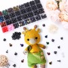 DTYDECLE 1148pcs Safety Eyes Toy, Plastic Colorful Glitter Safety Craft