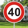 Felexdo Maximum Speed 40 km, Diameter 30 cm, Traffic Sign