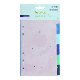 Filofax Organizer Accessory, Personal Size, Garden Collection, Dividers with Tabs, Set of Six (B132743)