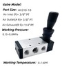 AOMAG Pneumatic 3/8 Inch PT 5 Way 2 Position Air