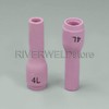 RIVERWELD TIG Alumina Nozzles Ceramic Cups Long 796F71 4L# 1/4"