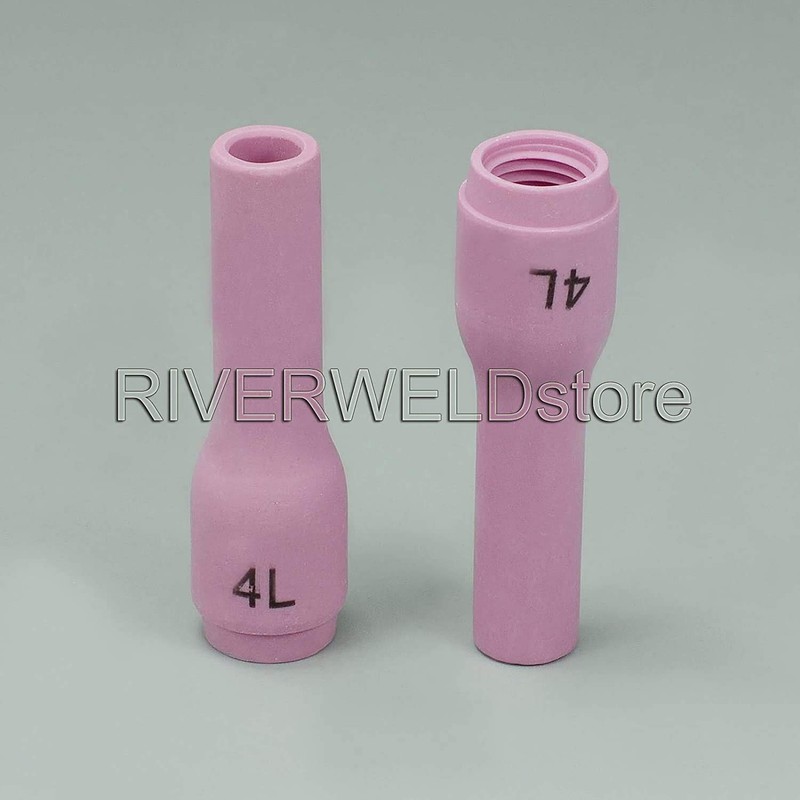RIVERWELD TIG Alumina Nozzles Ceramic Cups Long 796F71 4L# 1/4"