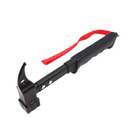 ZONADA Outdoor Camping Hiking Hammer Mallet Puller for Tent Pegs Stakes Black 32cm Non-slip Head Design with holding strap and bag