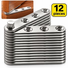 360° Rotatable Stainless Steel Hinges for Cabinet Doors – Concealed Pivot Hardware for Furniture and DIY Projects