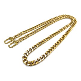VersaKits - Cadena de metal de oro antiguo de 40 pulgadas para cartera, cadena de eslabones de mano para las axilas de repuesto para embrague, bolso de mano