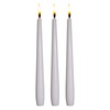 Ner Mitzvah Classic White Taper Candles - 10 Inch –