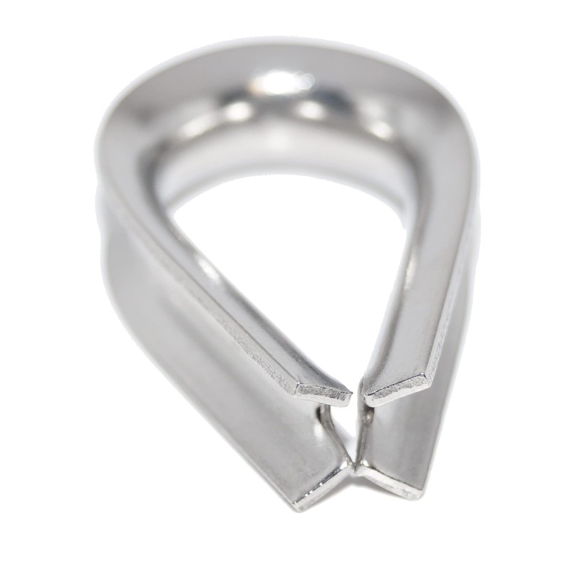 Thimble for Wire Rope 8 mm Pack of 2 Stainless
