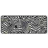 Striped Animal Print Kitchen Rug Non-Slip Machine Washable Laundry Room