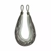 Brielle Home Venetian Braided Ropes Curtain Tieback Window Panels in