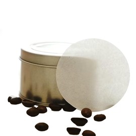 Tzstz 100 Pcs 53mm Coffee Paper Filter Disposable Coffee Filter Paper for 53mm Coffee Portafilters Compatible with most coffee machines