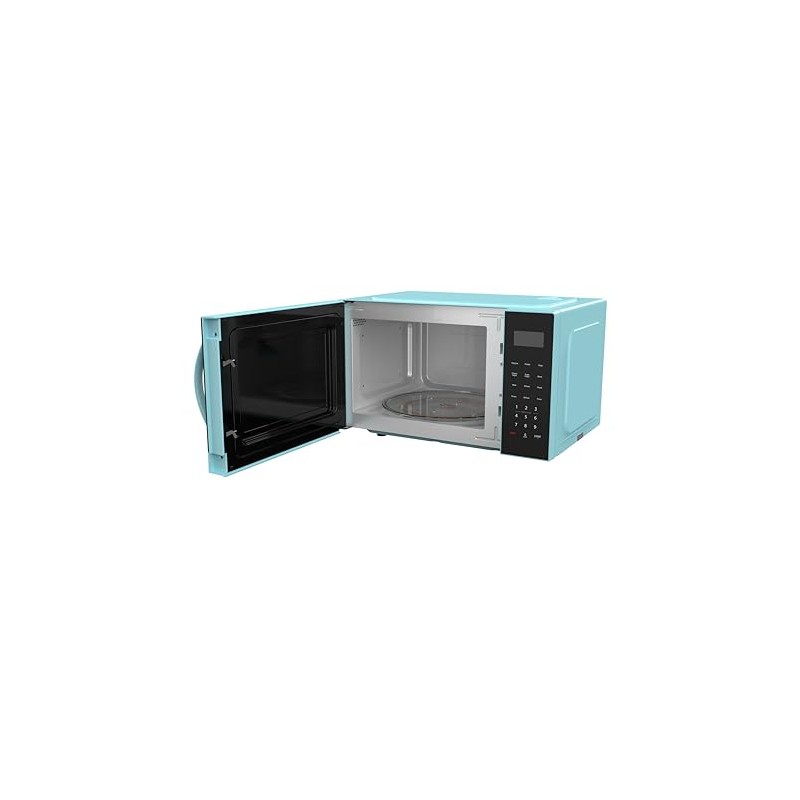 FRIGIDAIRE 0.9-Cubic Feet Microwave Oven with Oversized Display, Blue