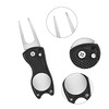 Stainless Steel Golf Divot Repair Tool 1Pcs Foldable Golf Divot