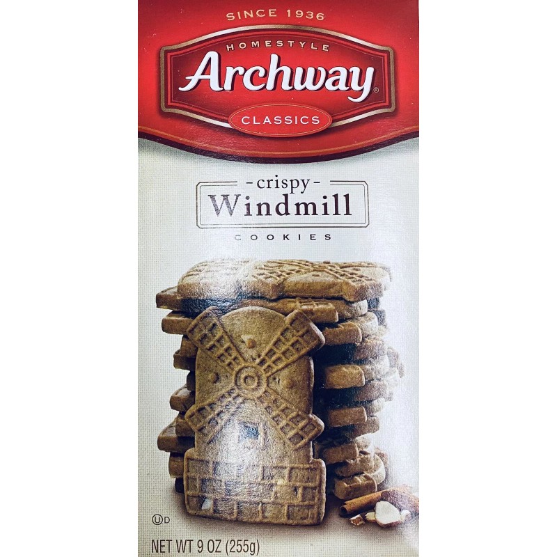 Archway 4x Archway Homestyle Classics Crispy Windmill Cinn Almond Cookies