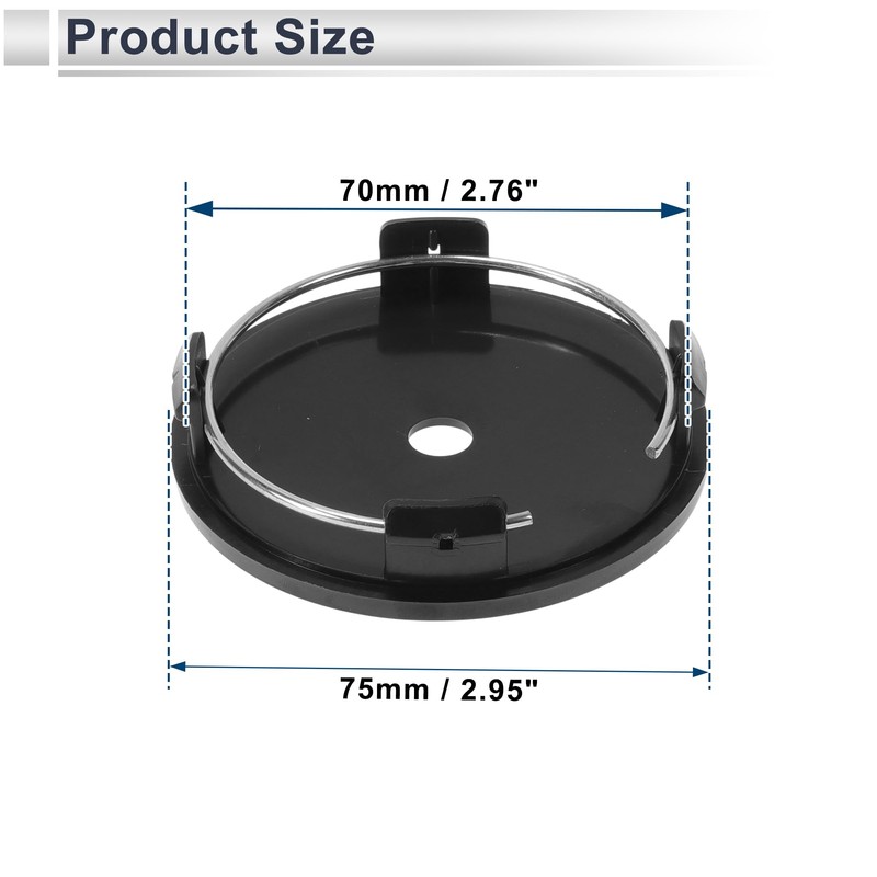 ACROPIX 4pcs Wheel Center Cap Hub Cap Rim Center Cap