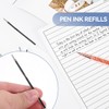 MEXRUMI Pack of 40 Ballpoint Pen Refills 0.7 mm Retractable