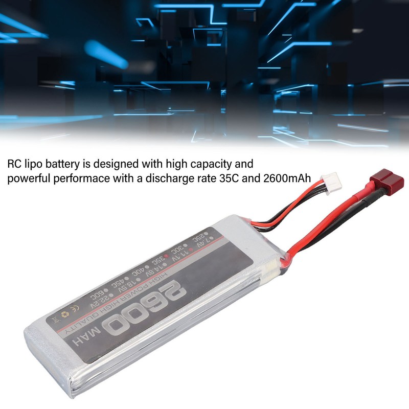11.1V 35C 2600mAh 3S RC Lipo Battery for FPV Racing