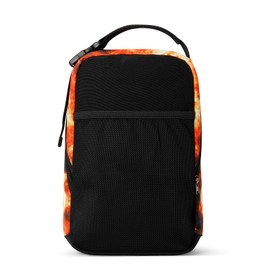 Choco Mocha Lunch Box for Boys-Kids Lunch Bag for Boys Portable Reusable Lunch Box for School -Red Insulated Lunch Bag for Boys(Fireball)