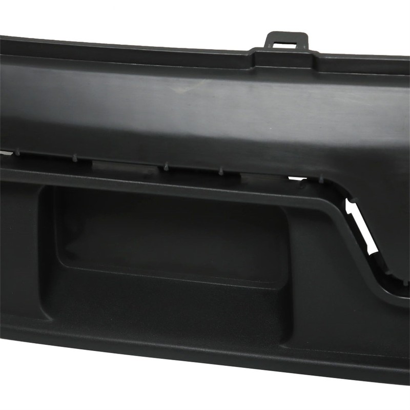 TJHSM Plastic Front Bumper Filler Panel Black with Deputy Decorate