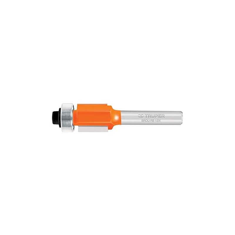 Truper BROU-RB1/2X, Broca para router, corte recto con balero, 1/2"