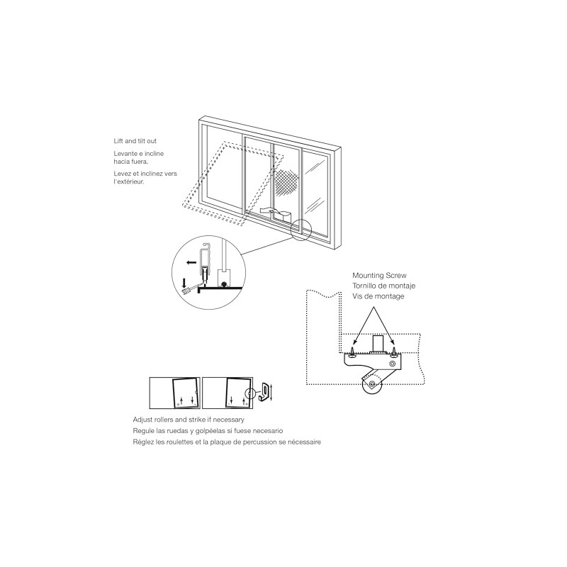 Prime-Line B 702 1 In. Steel Screen Door Roller (2
