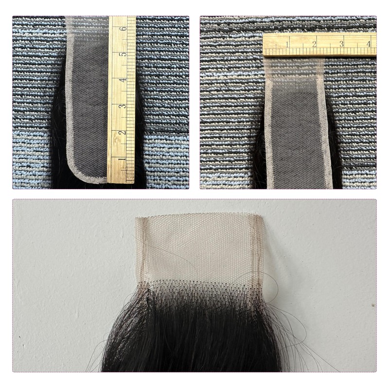 2x6 Hd Lace Closure Unprocessed Human Hair 150% Density Closure