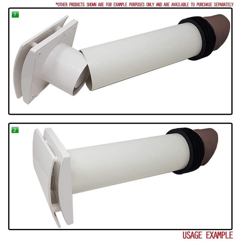 DUCVVK200-BR System 100 Brown Round CORE Drill HIGH Rise DUCTING