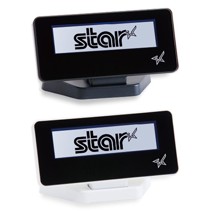 スター精密 mCollection mPOP対応カスタマーディスプレイ SCD222U BLK USB接続 ブラック