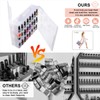 SUBAY Portable Nail Polish Organizer, Clear Double Side Nail Polish