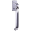HOPPE Tilt Slide Patio Door Handle 43mm Screw Fix Silver