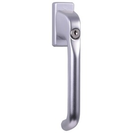 HOPPE Tilt Slide Patio Door Handle 43mm Screw Fix Silver