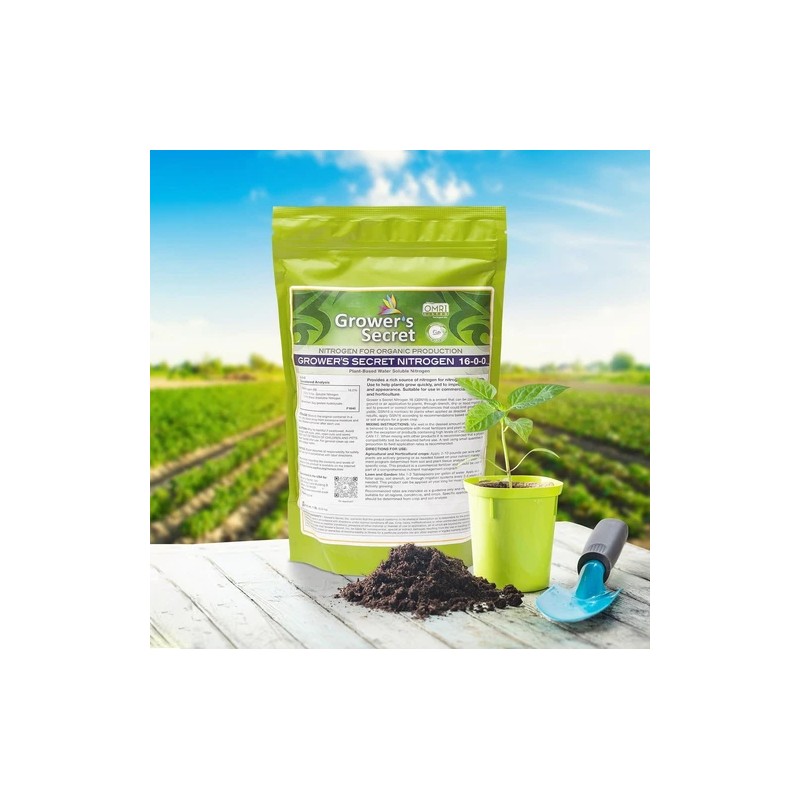 Grower's Secret Nitrogen 16-0-0 • Organic • Readily Available For