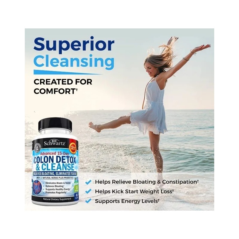 Limpieza Desintoxicación Colon + Probióticos (45) Americano