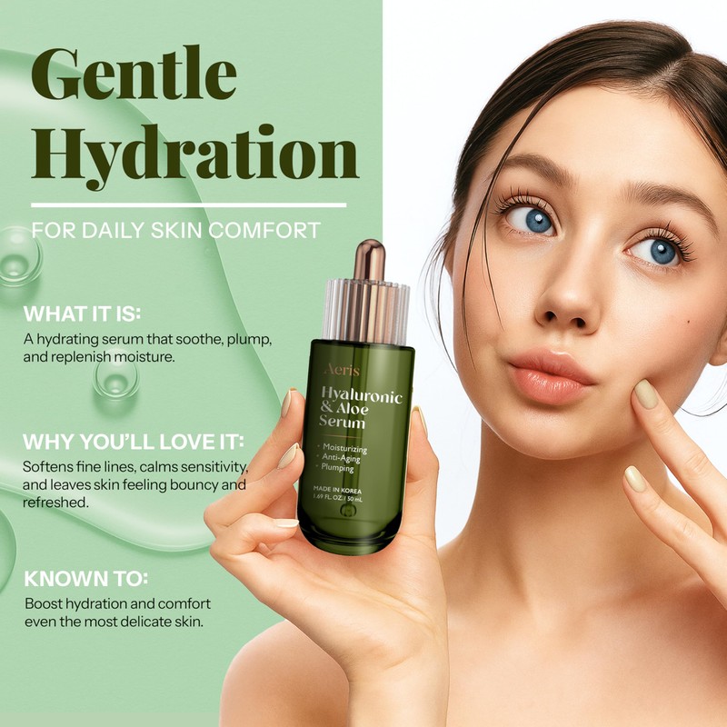 Hyaluronic & Aloe Facial Serum