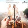 VELOGA 72" Extendable Bluetooth Selfie Stick Tripod | 360° Rotation,