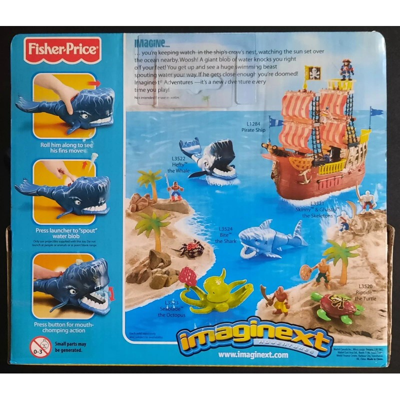 Fisher-Price Fisher Price - Imaginext - HEFTY THE WHALE Vintage