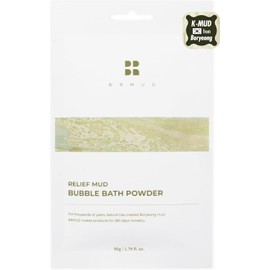 BRMUD Relief Mud Bubble Bath Powder | Hypoallergenic Mud Powder Bubble Bath w/ 98% Nature-Derived Ingredients | Moisturizing & Foaming Bubble Bath Oil Control for All Skin Types (Pack of 1, 1.76 oz)