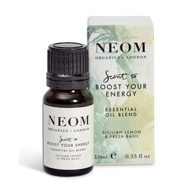 NEOM - Feel Refreshed Essential Oil Blend, 10ml | Sicilian Lemon & Basil |Scent to Boost Your Energy