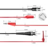 Goupchn Universal Oscilloscope Probes with Accessories Kit 100MHz 1X 10X