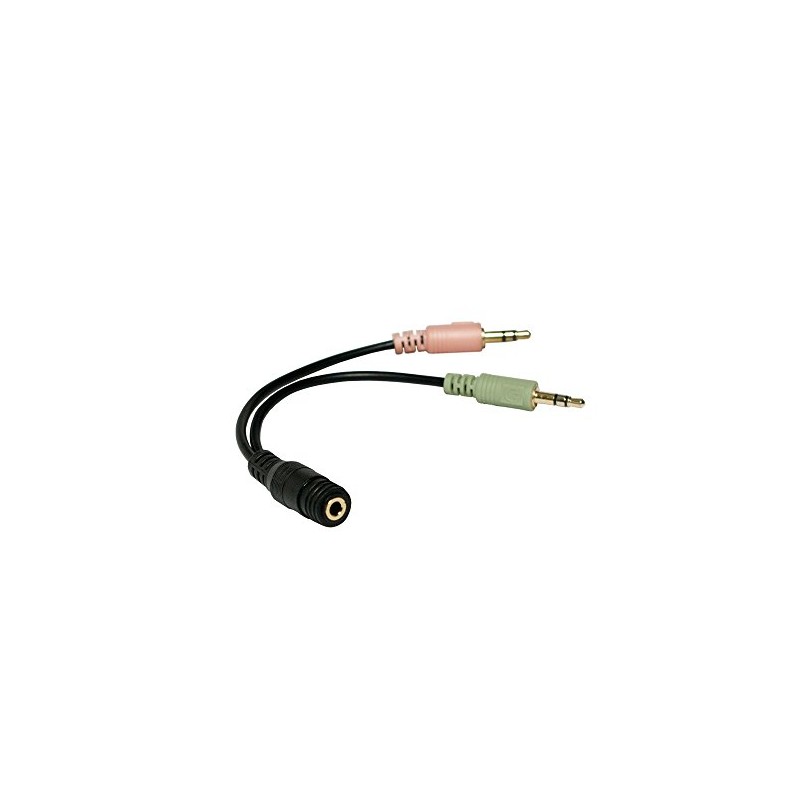 Logilink CA0020 Audio Adapter 3.5 Stereo 4P Female to 2