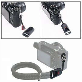 XINAZZIT 2 PCS Camera Strap Quick Release Shoulder Neck Strap Clip Adapter Camera Strap Quick Release Loops Clips Camera Quick Release Buckle