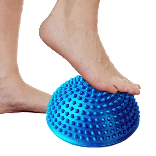 Semicircular Wobble Cushion, Semicircular Balance Ball,Massage and Fitness Dual Purpose ，Used to Relieve Foot Pain and Hand Pain.