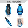QBUC for Dodge Key Fob Cover with Keychain TPU Key