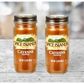 Spice Island 2 Spice Islands Trading Co. Cayenne Pepper 2.3 Oz Fiery Chilli Pepper Seasoning