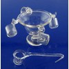 Melody Jane Dollhouse Glass Cups & Ladle Miniature Dining Table